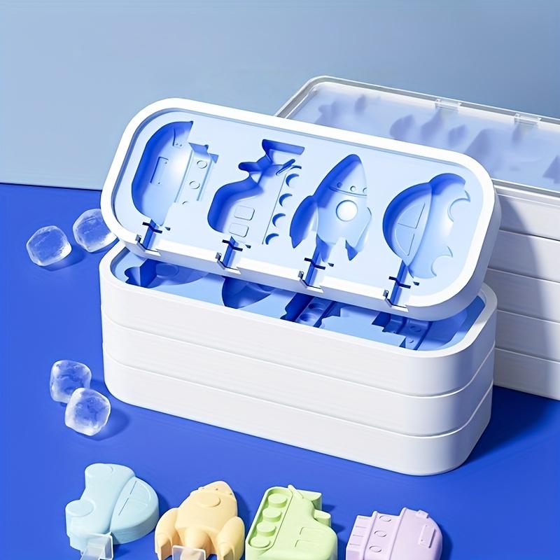 Ice Cream Molds Food Grade Silicone Household Homemade Do Popsicle ,Ice Cream Sorbet Grinder Children's Cheese Stick Models