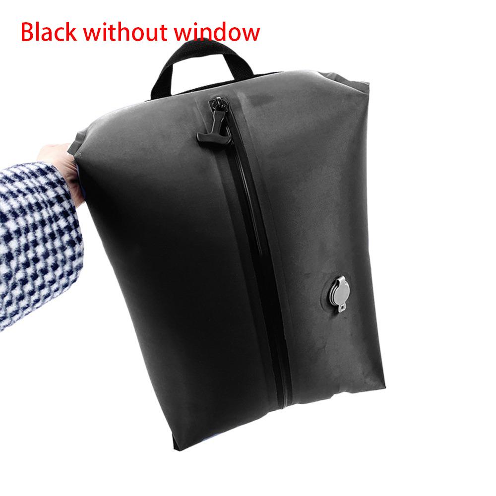 

Reusable Vacuum Bags for Travel Waterproof Dustproof Travel Compression Bag Space Saver Black Luggage Vacuum Storage Bag