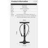 WEST BIKING 230 PSI High Pressure Bicycle Pump Foldable Lightweight MTB Road Bike Pump Aluminum Alloy Tire Inflator Cycling Tool