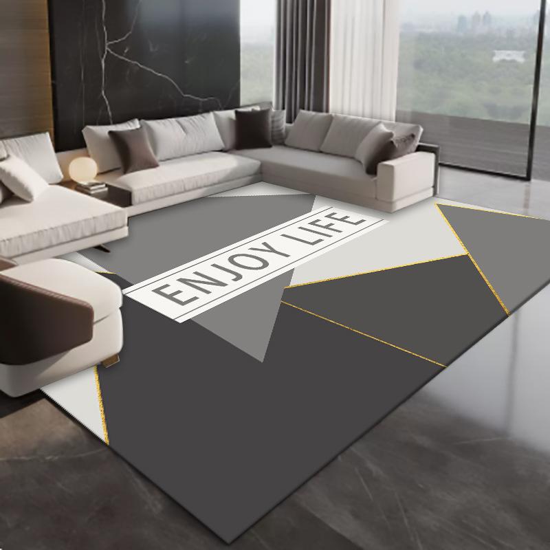 Living Room Carpe Dirt Resistant and Easy To Maintain Bedroom Carpet Bedside Carpet Anti Slip