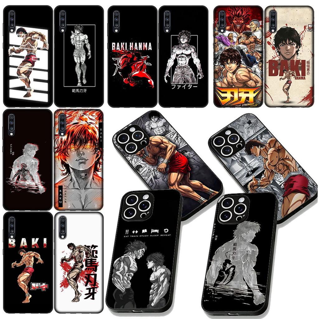 Bakis Hanma Art Dou Phone Cover for Samsung Galaxy A06 A05 A14 A50 A51 A52 A12 A13 A23 A70 A07 A25 A26 A72 A56 Protective Case