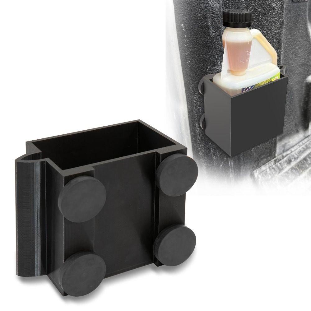 Black Magnetic Additive Holders Anti-lost Diesel Additive Container for 16 Oz Squeeze Bottle