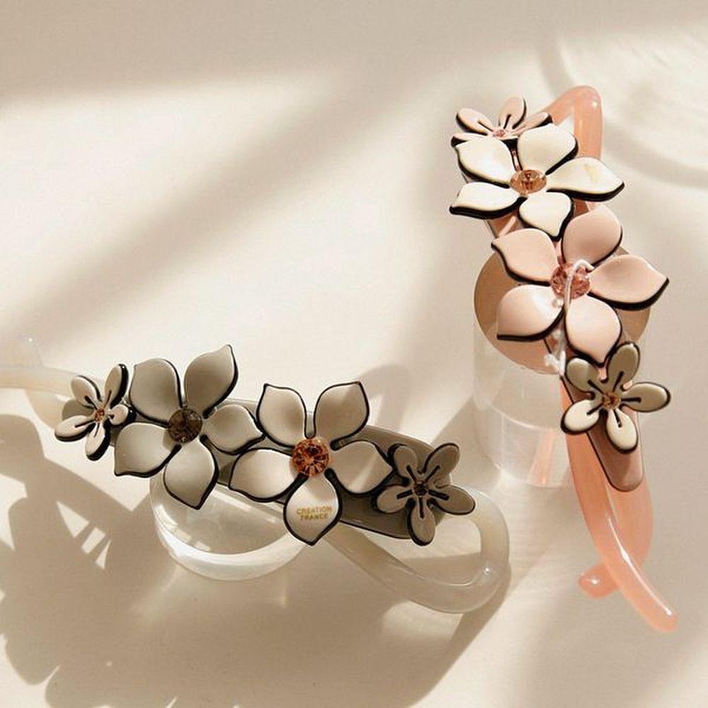 

French Cubic Flower Banana Pin Bh0845_P355308999 gray