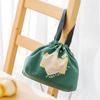 Large Japanese-Style Canvas Tote for Bento, Insulated Lunch Handbag for Work