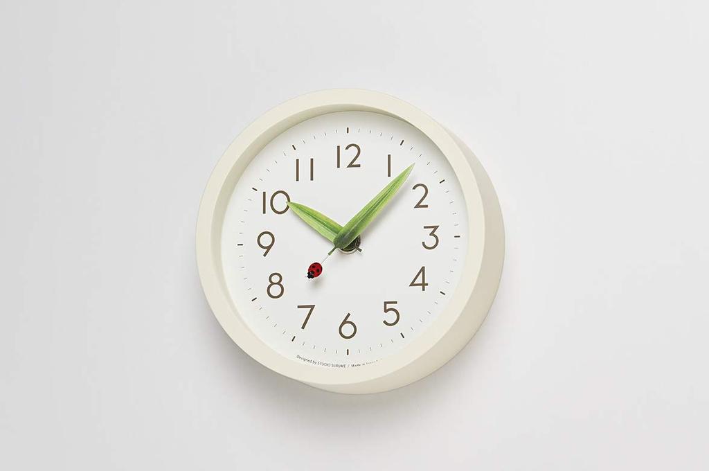 Lemnos Analog Wall Perch Clock Ladybird TENTO Lemnos Clock, Mini, Design, SUR20-06