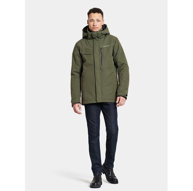 Winter Jacket Didriksons Stefan Usx Jkt 505041 Green Regular Fit