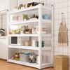 Balcony & Warehouse Steel Corner Storage Shelf, Multi-Layer Rack for Household Sundries