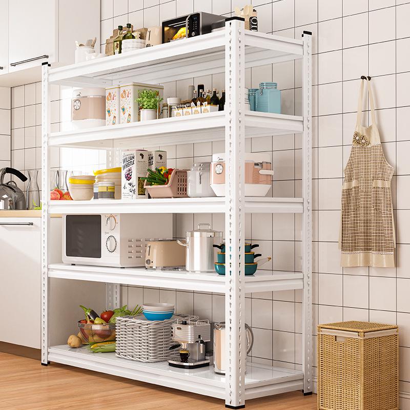 Balcony & Warehouse Steel Corner Storage Shelf, Multi-Layer Rack for Household Sundries