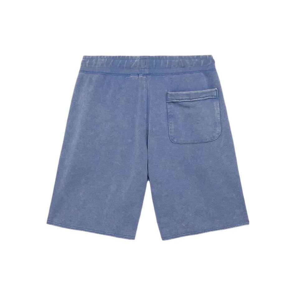 Nike Alphabet Logo Straight-Leg Casual Shorts Men Bottoms Blue DV3315-410