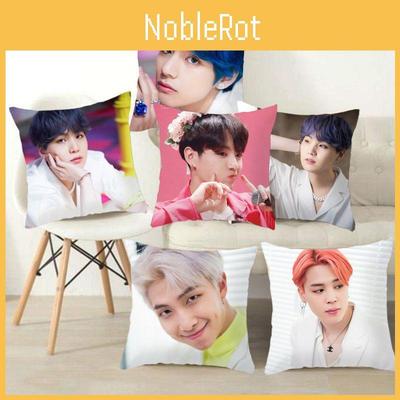 Cozy 45cm Kpop Bts Bangtan Boys Cushion Cover Decorative Soft Pillow Case For Home