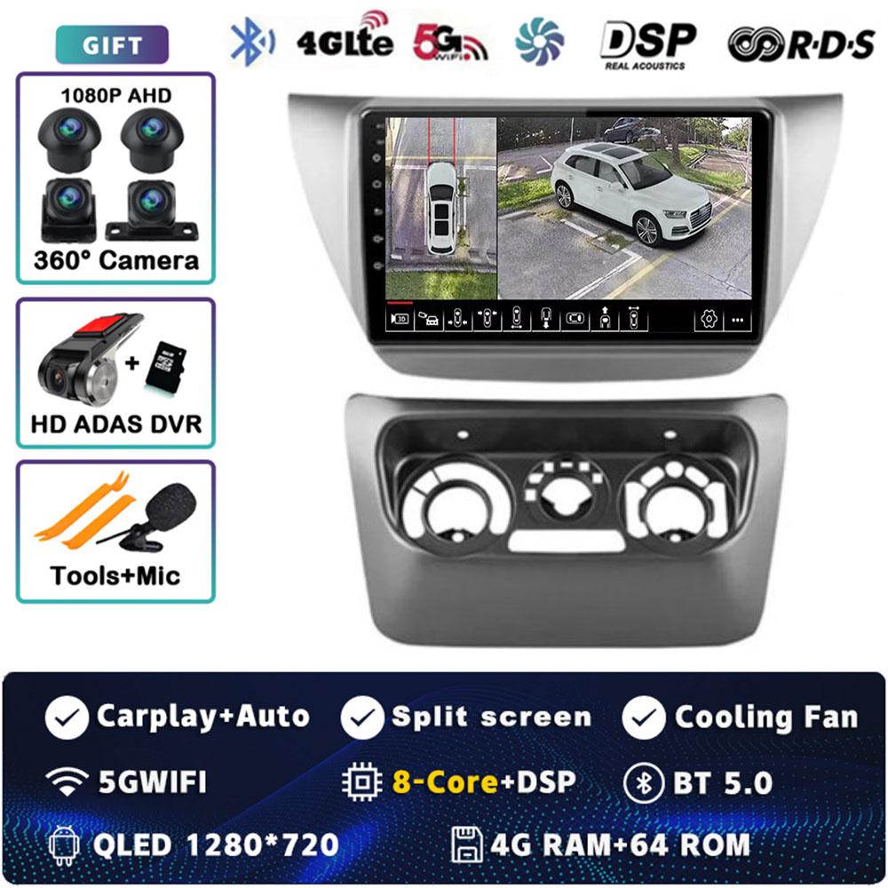 Android 14 Carplay Car Radio For Mitsubishi Lancer 9 CS 2000 - 2010 Multimedia Video Player Navigation GPS Stereo 2Din Head Unit