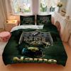 Personalized Jaguars Nfl Soft Bedding 3 Piece Set HD Print Duvet Cover Pillowcases for Teens Adult Bedroom Decoration Christmas Gift C10349