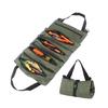 Tool Bag Organizer Small Tool Bag With Detachable Pouch , Heavy Duty Roll Up Bag