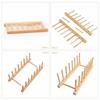 2025 DIY Locker Bamboo Drain Rack Wooden Plate Rack Dish Rack Kitchen Organizer for Plates/Cutting Boards/Plates/Cups/Pot Lid