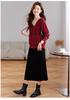 2026 Spring/Autumn Women's Hooded Knit Cardigan - Casual Loose Fit, Slimming Sweater Jacket