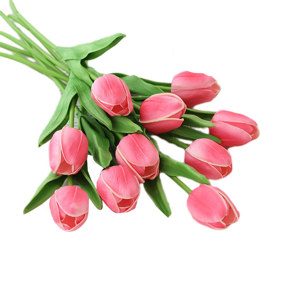 Paquete de 10 tulipanes artificiales