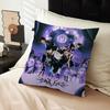 KPOP Koreansk Tjejgrupp A-AespaS Kuddfodral Kuddöverdrag Bil Prydnadskuddfodral För Soffa Bil Julklapp 40x40cm 45x45cm