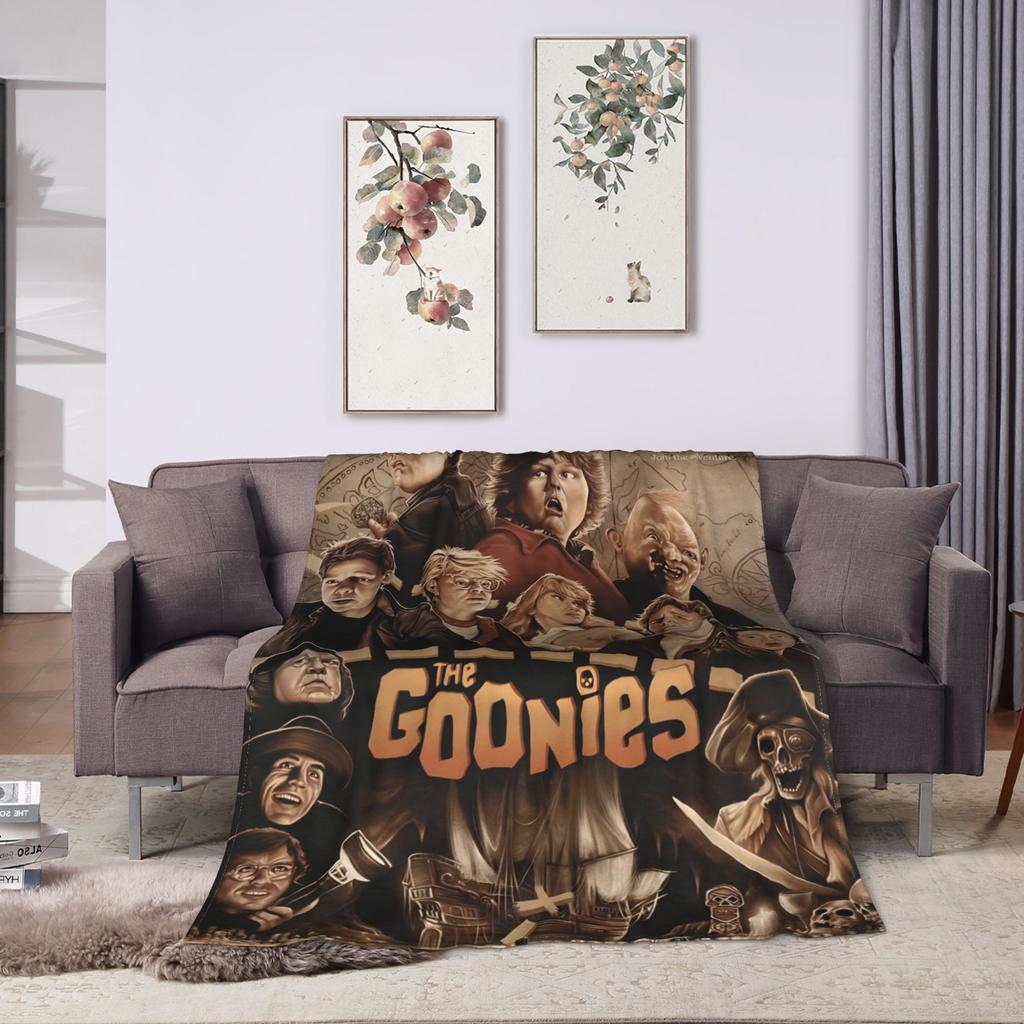 The Goonies Never Say Die  Super Soft Blanket  Travel Plush Bedding Throws Novelty Couch Bed Flannel Bedspread Sofa Bed Cover