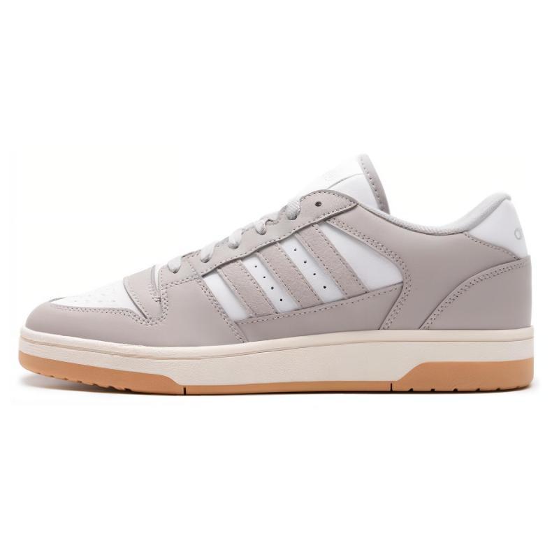 

Adidas TURNAROUND LOW Anti-Slip Wear-Resistant Low-Top Basketball Shoes Unisex Gray White Sneakers IE3834 44⅔