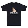 What The Pug Are You Looking At Funny Puppy Dog Lover Gift Vintage Men's T-Shirt
