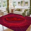 Detroit Red Wings Design Crystal Velvet Rug Soft Decorative Mat for Bedroom Entrance
