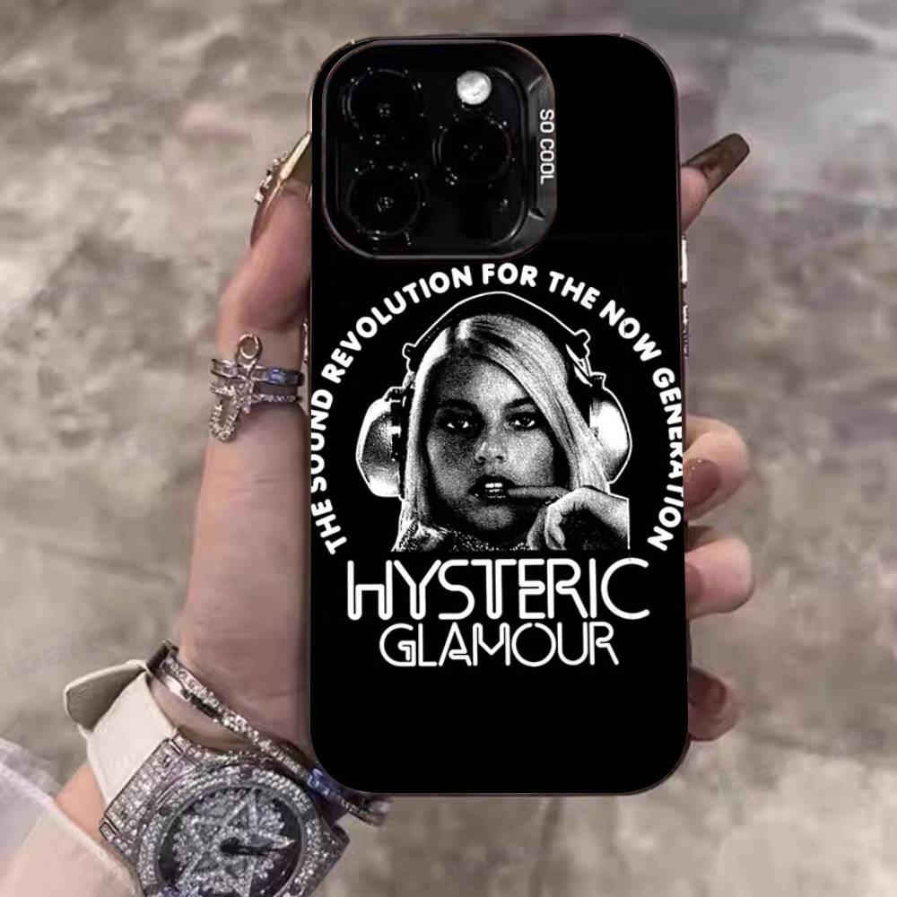 H-Hysteric G-Glamour Girl For IPhone 17 16 15 14 13 12 11 Pro Max Plus Matte Color Back Phone Cover