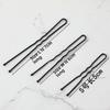 Black Bold U-Shaped Hairpins, 500g Large Pack for Hair Buns, Evening Styles, Straight or Wavy Hair