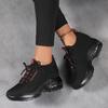 Flying woven sports shoes 2025 new summer height increase women's shoes mesh white shoes casual shoes dad shoes tide