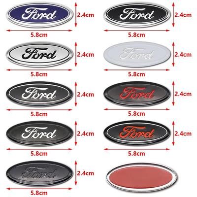 Car Styling Logo Steering Wheel Center Badge Logo Sticker Interior Accessories For Focus 3 MK2 Fiesta MK7 Mondeo MK4 Fusion