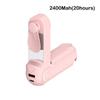 New Handheld Electric Fan USB Desktop Fan with LED Light Portable Mini Small Fan Mobile Phone Charging Bank Phone Stand Students