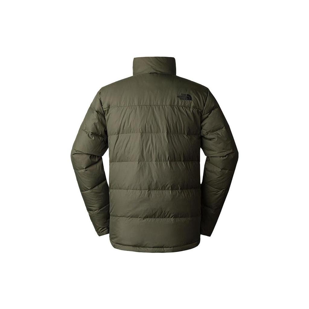 The North Face Męska wodoodporna, wiatroszczelna i oddychająca kurtka wiatrówka do wędrówek na świeżym powietrzu, kolor zielony wojskowy NF0A892A-21L