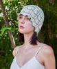 Bajal Va Label Wave Line Beanie Ivory