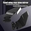 For ZX6R ZX636 ZX10R 2025 2024 Motorcycle Invisible Winglet Mirror Kit Adjustable Rearview Mirror Wind Wing Reflector Spoiler ZX-6R ZX-636 ZX-10R