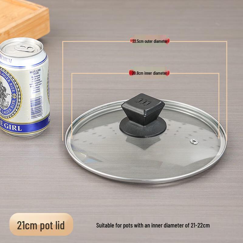 

Transparent Tempered Glass Pot Lid