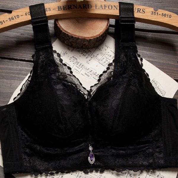 

Сексуальное кружевное нижнее белье, женский регулируемый бюстгальтер без бюстгальтера на косточках, утолщенный бюстгальтер со сборками 70A