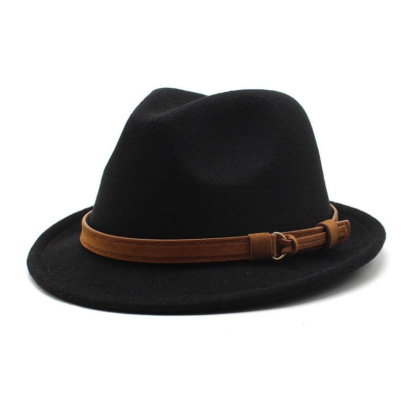 Classic Wool Felt Hat For Men And Women Summer Sun Protection Formal Style