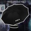 BBDW3 Car Led Light Automatic Folding Windproof Sunshade Umbrella Sun Protection Umbrella For Kia Rio 3 4 K2 K3 X-Line Car Accessories