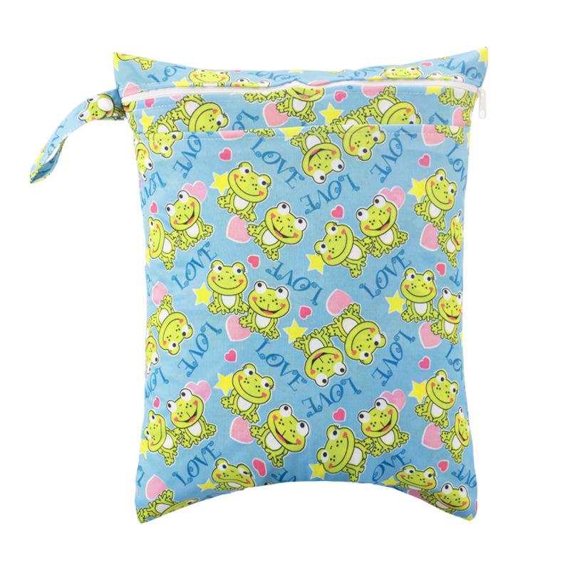 Washable Wet/Dry Separation Diaper Bag for Baby Clothes & Underwear
