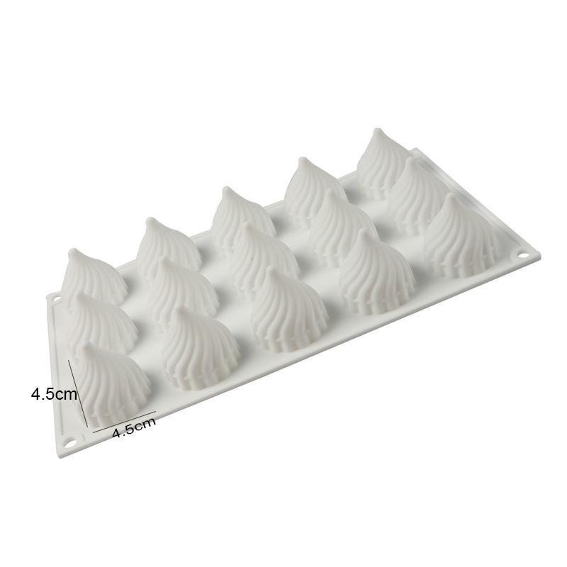 Spiral Silicone Mold 3D Onion Mousse Cake Baking Russian Tale French Dessert Chocolate For Pastry Truffle Candle Ice Cream Tools