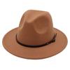 Amazon Simple Top Hat Suit British Jazz Hat Men'S And Women'S Felt Hat Foreign Gas Belt Buckle Tweed Hat Jackson
