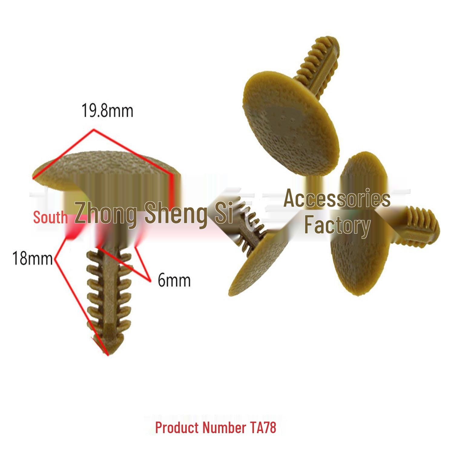 

Universal Car Trim and Tailgate Panel Fixing Clips 10000