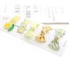 Purple Rock Flower Ribbon Hair Claw Clip 5-Piece Set Gift for 4-Year-Old Girl Accessory Set Children's Claw Clip Toddler Accessories