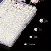 1320Pcs Beads Set for Jewelry Making DIY Crafts Elegant Spacer Beads with Holes Round Beads