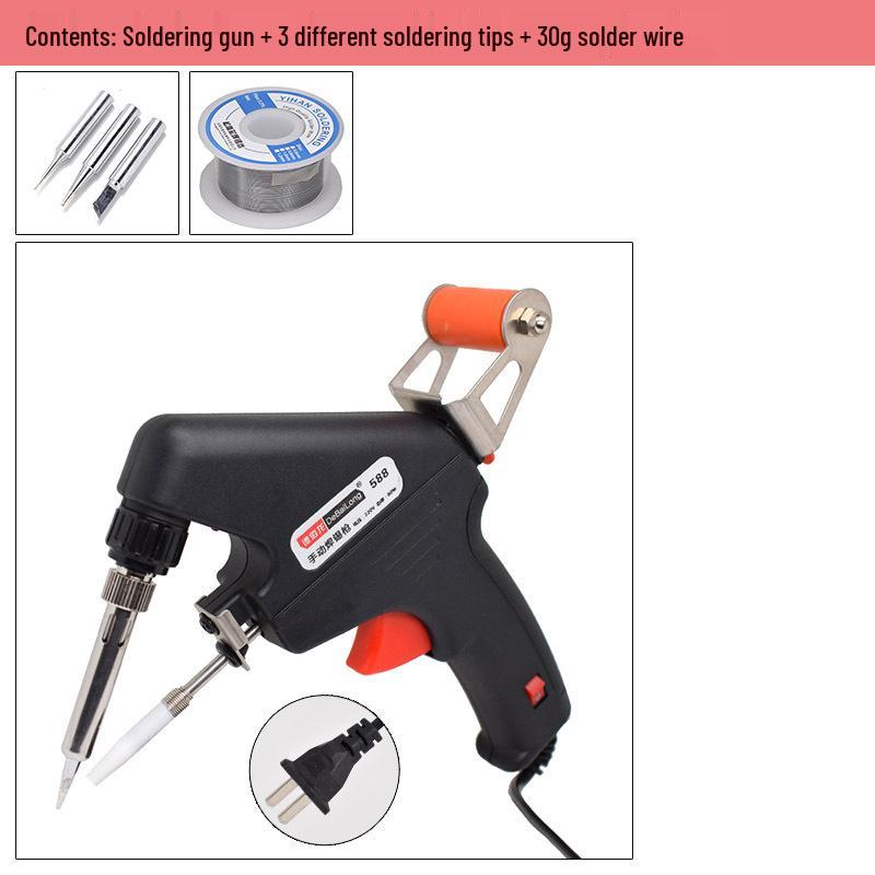 80W Constant Temp Electric Soldering Iron Set for Household Electrical Repair