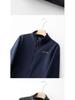 Men's Plus Size Stand Collar Fleece Jacket - Loose Fit for Spring and Autumn