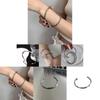 Chic Titanium Steel Bamboo Bracelet With Electroplating For Long-lasting Shine