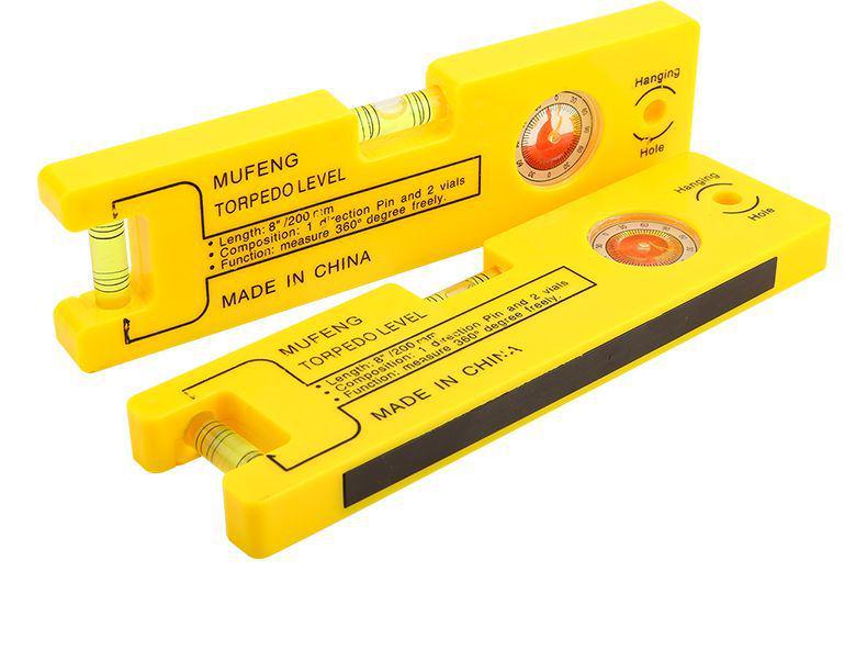 Mini Portable Magnetic Spirit Level - Multi-Functional Precision Tool for Measuring Angles and Decorations