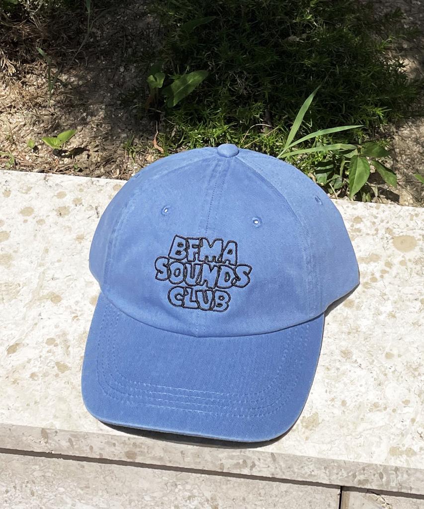 Beollunpeulenjeu Bfma Sounds Club Washed Ball Cap Pale Blue