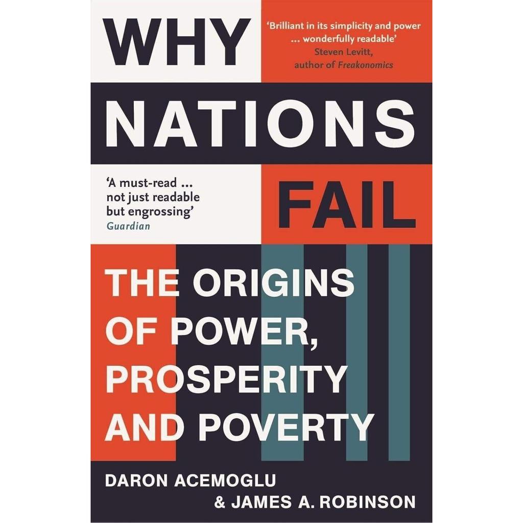 WHY NATIONS FAIL THE ORIGINS OF POWER PROSPERITY AND POVERTY Paperback u534 us1779 2%
