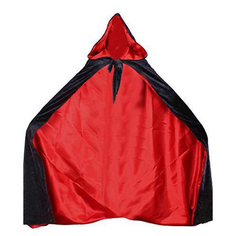 Women Halloween Solid Color Cape Long Cloak Cosplay Party Costume Casual Gothic Stage Dress Up Cape For Festival